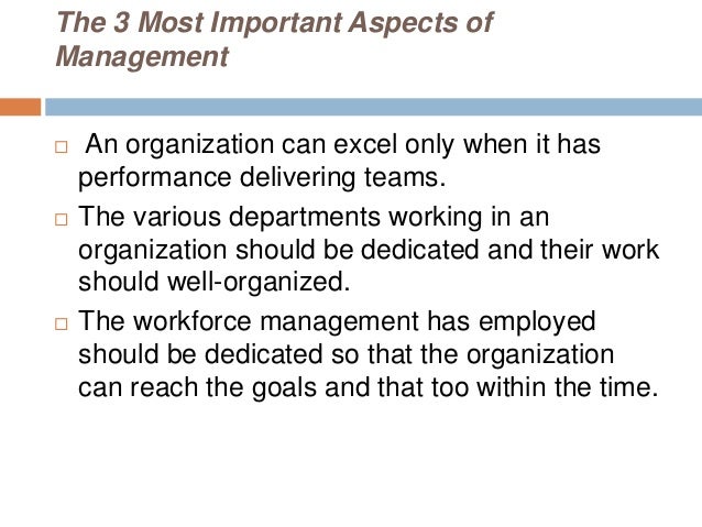 aspects of management pdf introduction to management